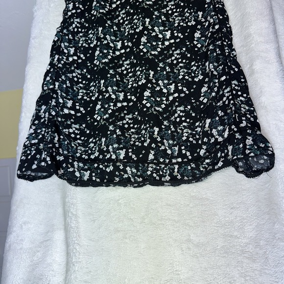 Aritzia Sunday Best Babydoll Sexton Camisole Mini Dress Black Floral Cottagecore - Picture 8 of 10